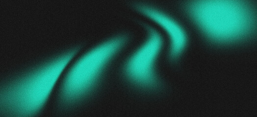 Green black gradient abstract glow effect grainy dark textured background smooth vibrant modern banner poster wallpaper