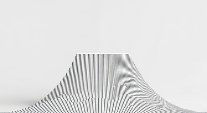 Elevate your brand with this modern abstract platform, perfect for showcasing products or adding a touch of sophistication to your design projects, visually compelling