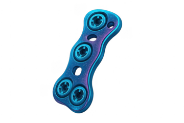 Metallic bone plate for orthopedic fracture fixation