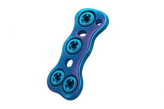 Metallic bone plate for orthopedic fracture fixation