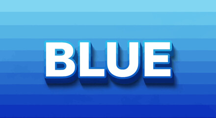 Blue Text on Gradient Background A Simple Design for Web Graphics and Titles