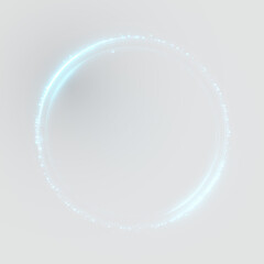 Abstract 3D neon sphere with curved gradient waves and glowing circular frame — dynamic vector for sci‑fi designs, modern posters, UI backgrounds, or creative tech visuals.