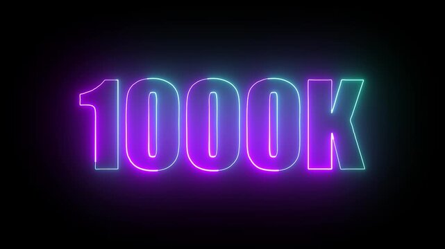 1000k double colour glowing line animation on black background showcasing modern digital motion design, abstract energy flow, and cinematic visual style.
