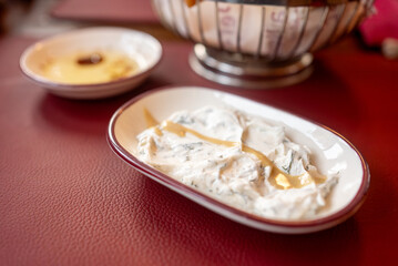Creamy Yogurt Meze with Olive Oil