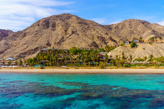Gulf of Aqaba beach, in Eilat