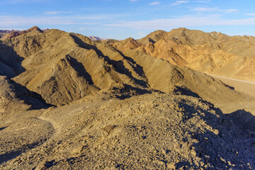 Landscape in the desert mountains near Eilat