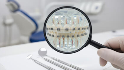 Dental exam procedures dental office medical content clinical environment close-up view oral health concepts