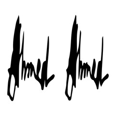 A signature