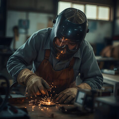 Welder at Work