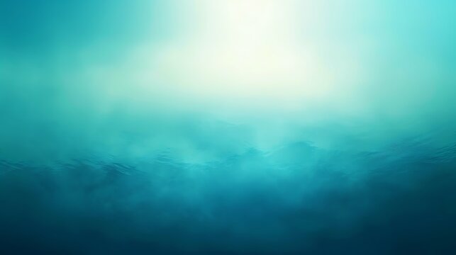 Abstract aqua blue teal gradient background with light rays