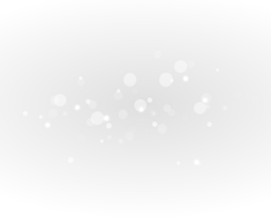 Silver glowing dust with sparkling bokeh effect. Abstract light particles float magically. Perfect PNG for holiday, New Year, and winter designs.