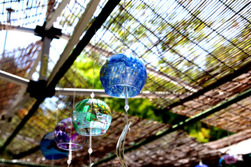 カラフルな風鈴