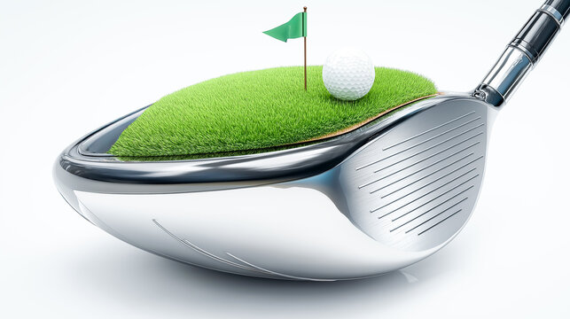 スポーツ、ビジネス、環境の融合を表現するクローズアップ