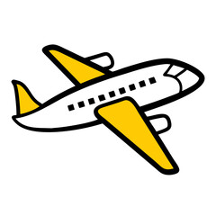 vector clip art airplane for web and graphic design