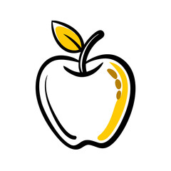 vector clip art apple for web and graphic design