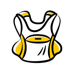 vector clip art baby carrier for web and graphic design