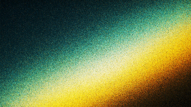 Soft vibrant grainy gradient with nostalgic mood created from thousands of individual dots. Bright grainy texture with gentle luminous gradient with blending intense glowing effect for visual project