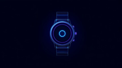 Black digital audio headphones on a dark background, a symbol of sound and music technology