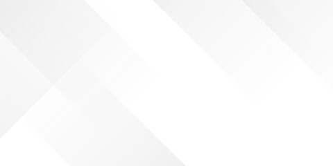 White abstract background with line pattern, banner design. Vector 16:9