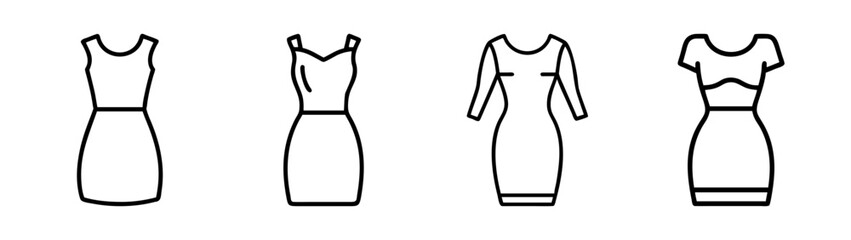 Explore stylish dress silhouettes and designs for fashion inspiration and wardrobe planning today