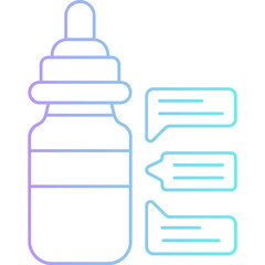 Obraz premium E-Liquid Icon