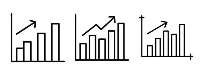 Growth chart infographic template for business and financial analysis presentation design element