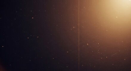 Abstract Warm Light Bokeh Effect with Particles and Glowing Atmosphere
