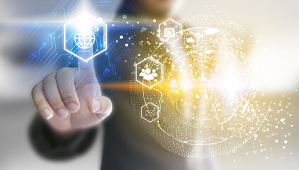 Digital Business Communication and Social Media Network