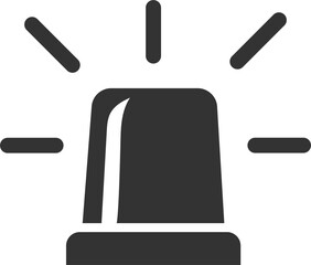 Siren Alarm Icon Vector Illustration