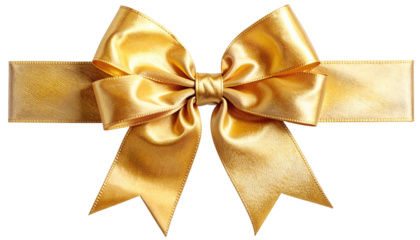 Bow isolated on white background, decorative ribbon bow illustration, gift wrapping and celebration accessory, festive decoration, elegant and colorful design PNG.