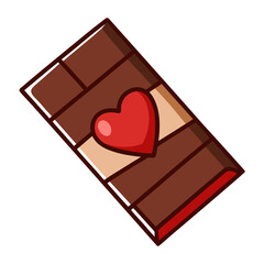 heart shaped chocolate
