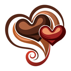 heart shaped chocolate