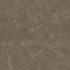 Realistic Seamless Rough Brown Concrete Texture Full Frame Background