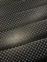 Indoor. Black and white anti-slip floor structure