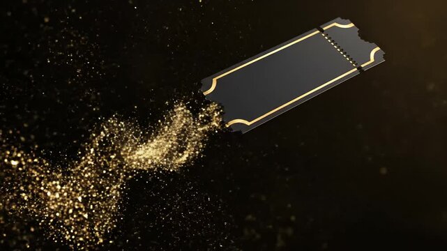 Elegant black and gold voucher template promotion discount coupon ticket luxury vip access concept