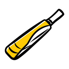 vector clip art cricket bat for web and graphic design