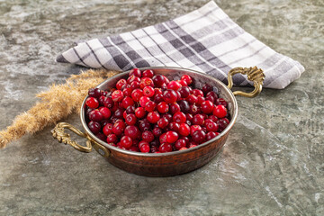 Sweet and sour fresh cranberry