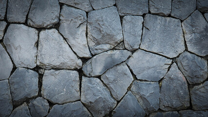 Closeup Stone Wall Texture for Web Backgrounds and Creative Projects