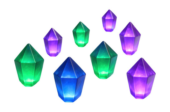 Prism-shaped glowing stones for entryways, subtly guiding guests to the front door.