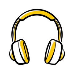 vector clip art headphones for web and graphic design
