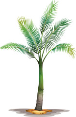 palm tree isolated