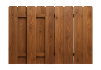 Wooden fence panels for homes, featuring a natural finish for a rustic, warm look.