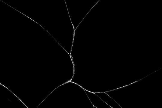 Close-up wrinkles and cracks on LCD screen glass display from smartphone, tablet or monitor from effect smash and fall bumps with detail pattern background, for use as a pattern on tiles or wallpaper