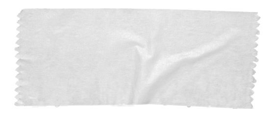 white adhesive tape isolated transparent png background,Paper tape sticker with ripped edges,Design template or mockup.Torn masking tape,Design elements.
