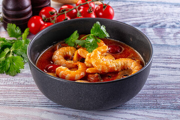 Coconut Thai Tom yum soup