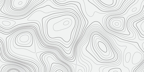 Obraz premium Abstract topographic contour pattern with smooth flowing lines on a clean light background. Modern minimal design texture ideal for wallpapers, branding, packaging, and contemporary graphic projects.
