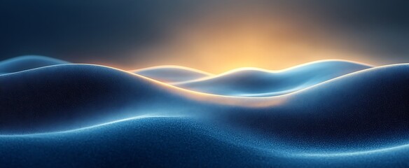 Abstract Blue And Orange Swirling Light Waves (1048) stock