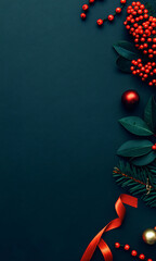 red and green christmas background