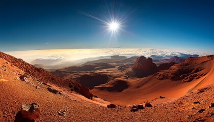 Landscape On An Extrasolar Planet Ai Generated