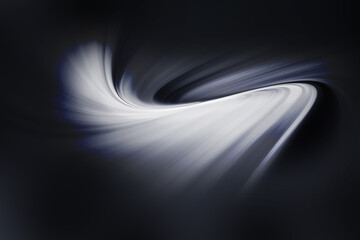 Modren bright abstract dynamic line curve soft light gradient black and white background design for graphics pattern web illustration technology smart digital backdrop wallpaper banner poster